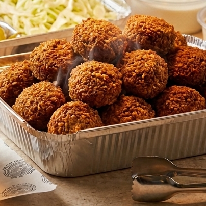 Real Golden Falafel Balls